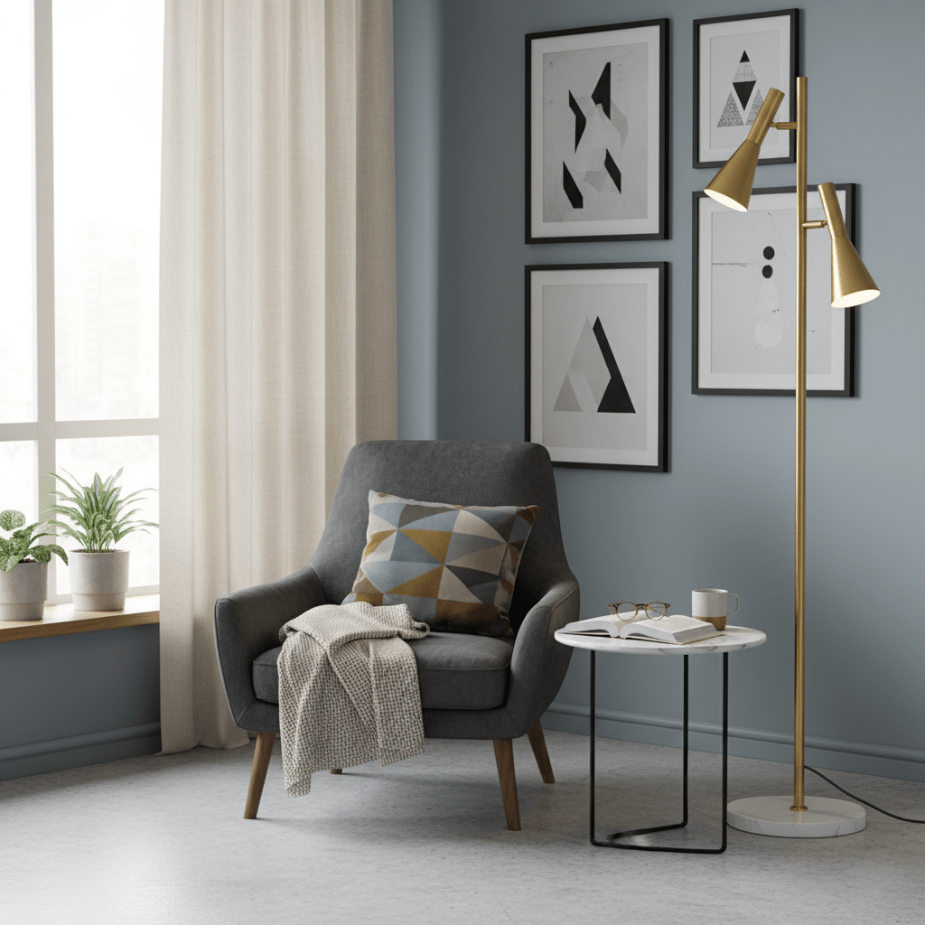 Aero Double Head Floor Lamp