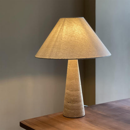 Maren Travertine Table Lamp