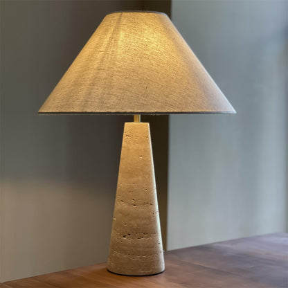 Maren Travertine Table Lamp