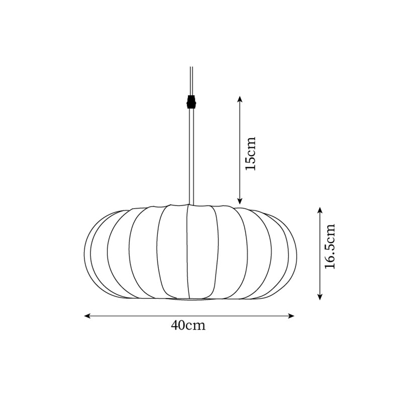 Lunelle Fabric Pendant Light
