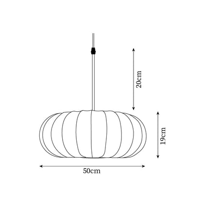 Lunelle Fabric Pendant Light