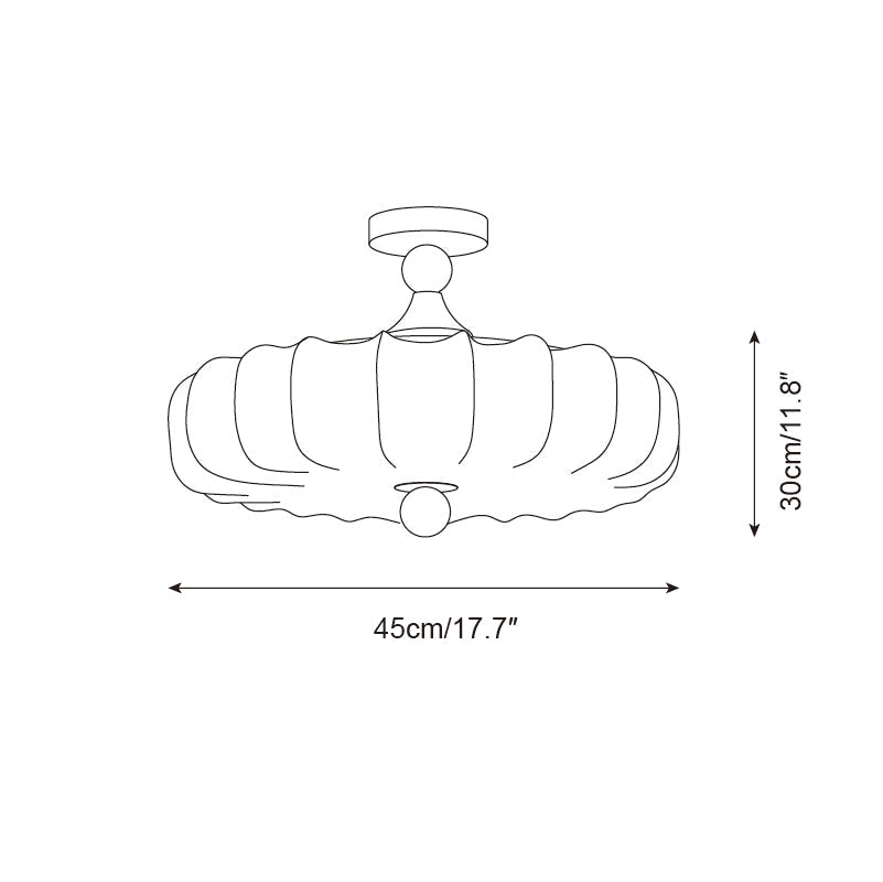 Lunelle Floral Ceiling Lamp