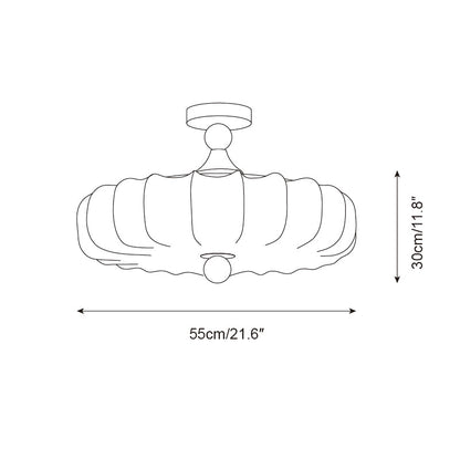 Lunelle Floral Ceiling Lamp