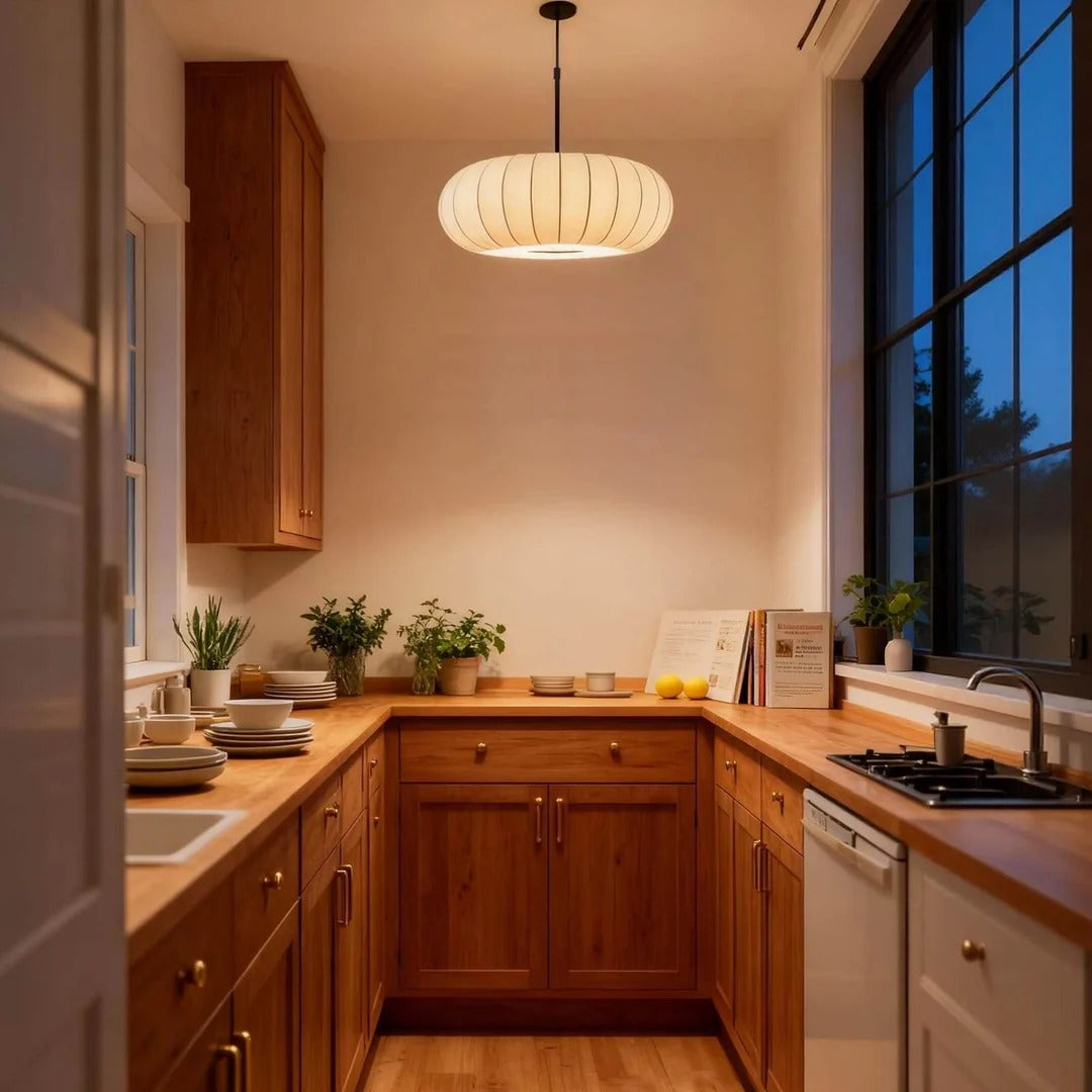 Lunelle Fabric Pendant Light