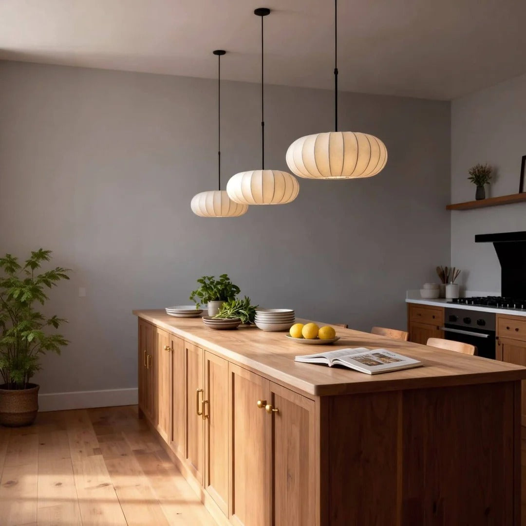 Lunelle Fabric Pendant Light