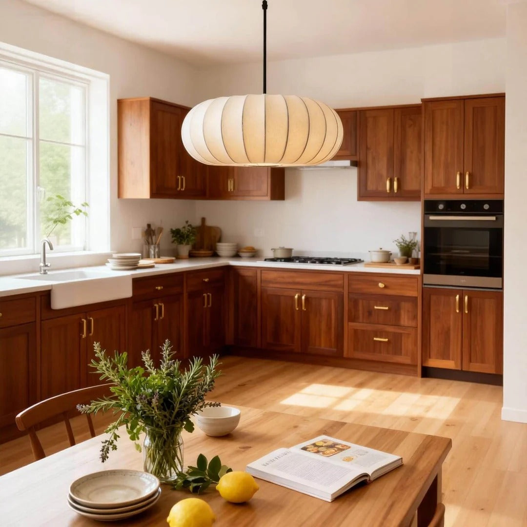 Lunelle Fabric Pendant Light