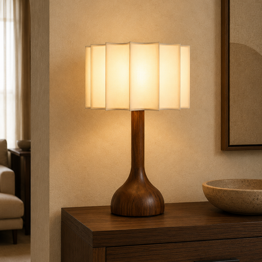 Lunelle Wooden Table Lamp