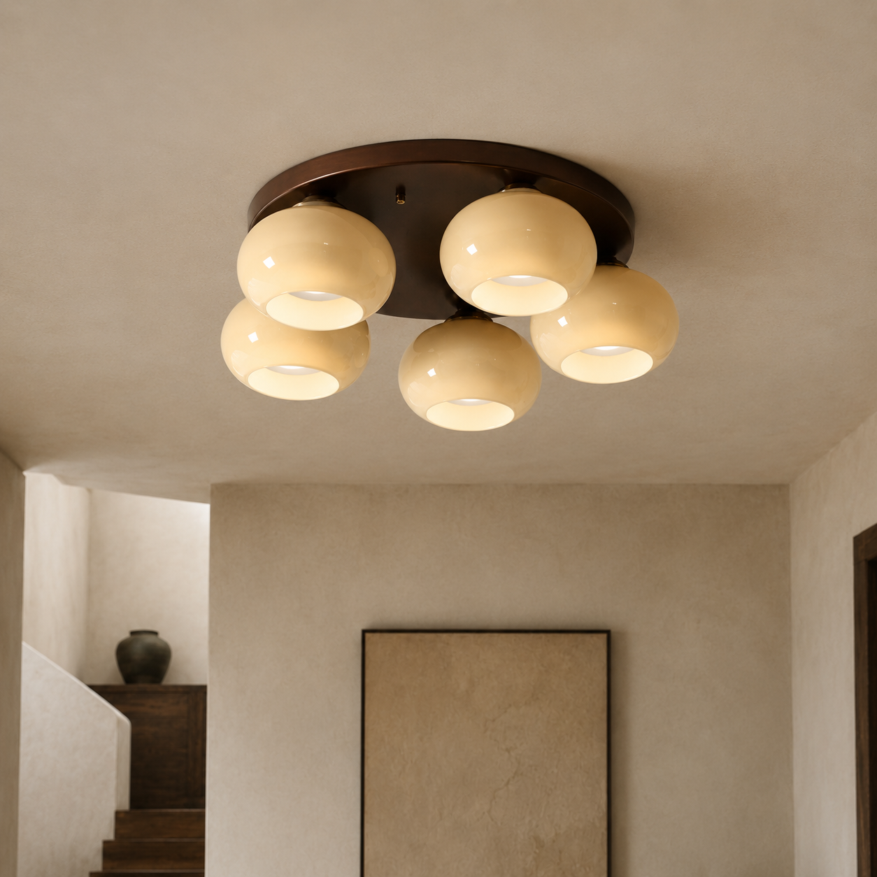 Lunora Glass Ceiling Light