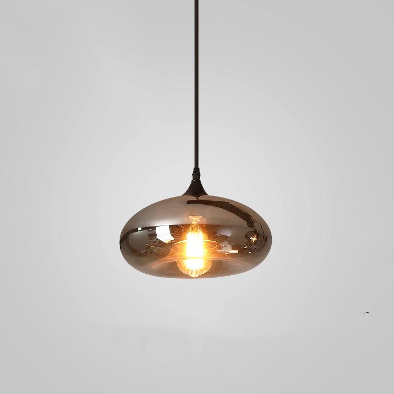Elara Smokey Glass Pendant Light
