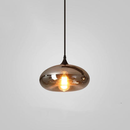 Elara Smokey Glass Pendant Light