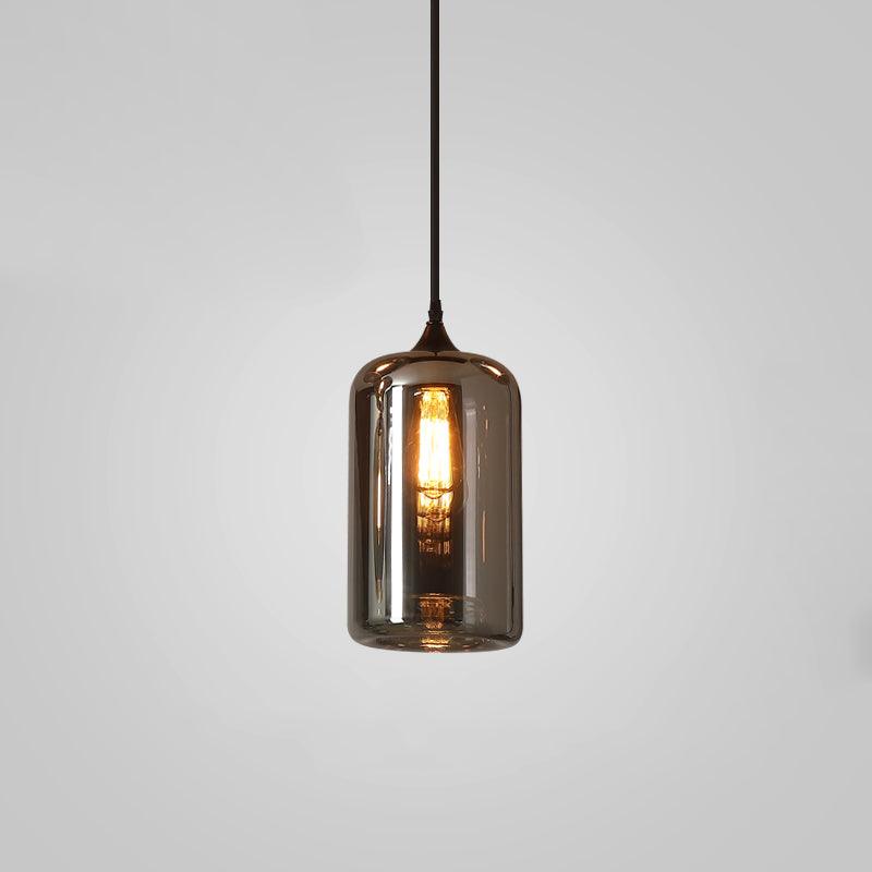 Elara Smokey Glass Pendant Light