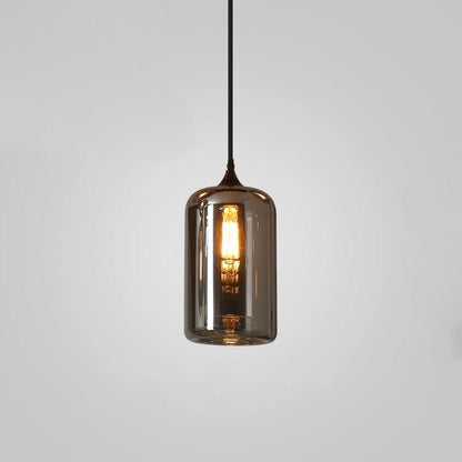 Elara Smokey Glass Pendant Light