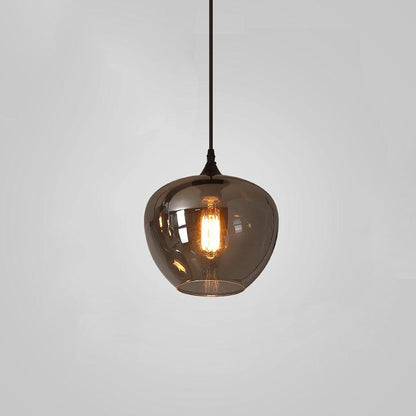 Elara Smokey Glass Pendant Light