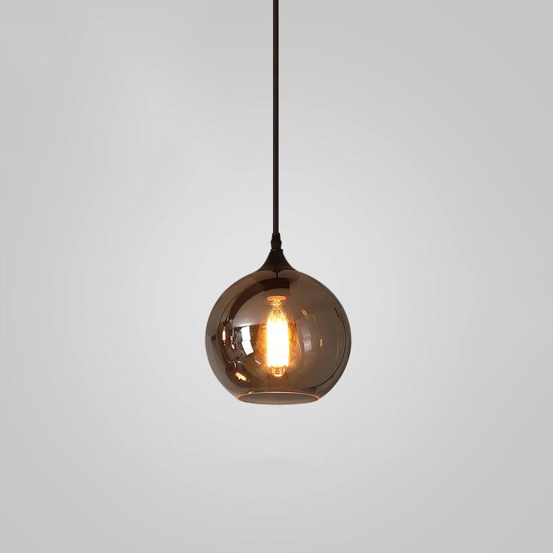 Elara Smokey Glass Pendant Light