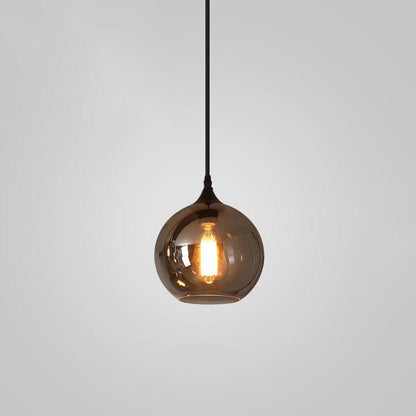 Elara Smokey Glass Pendant Light