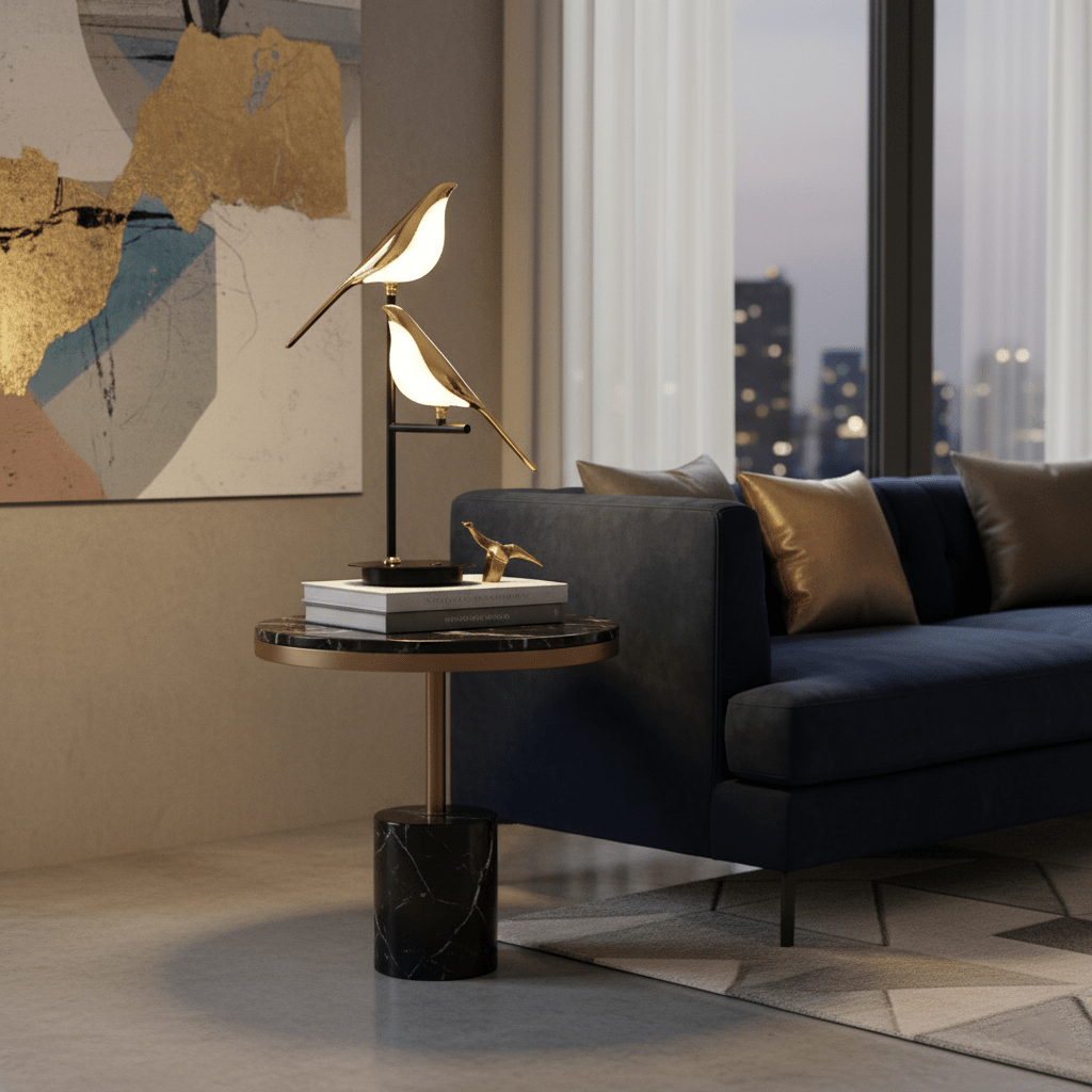 Aurelia Bird Perch Table Lamp
