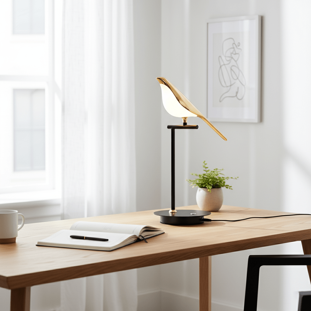 Aurelia Bird Perch Table Lamp