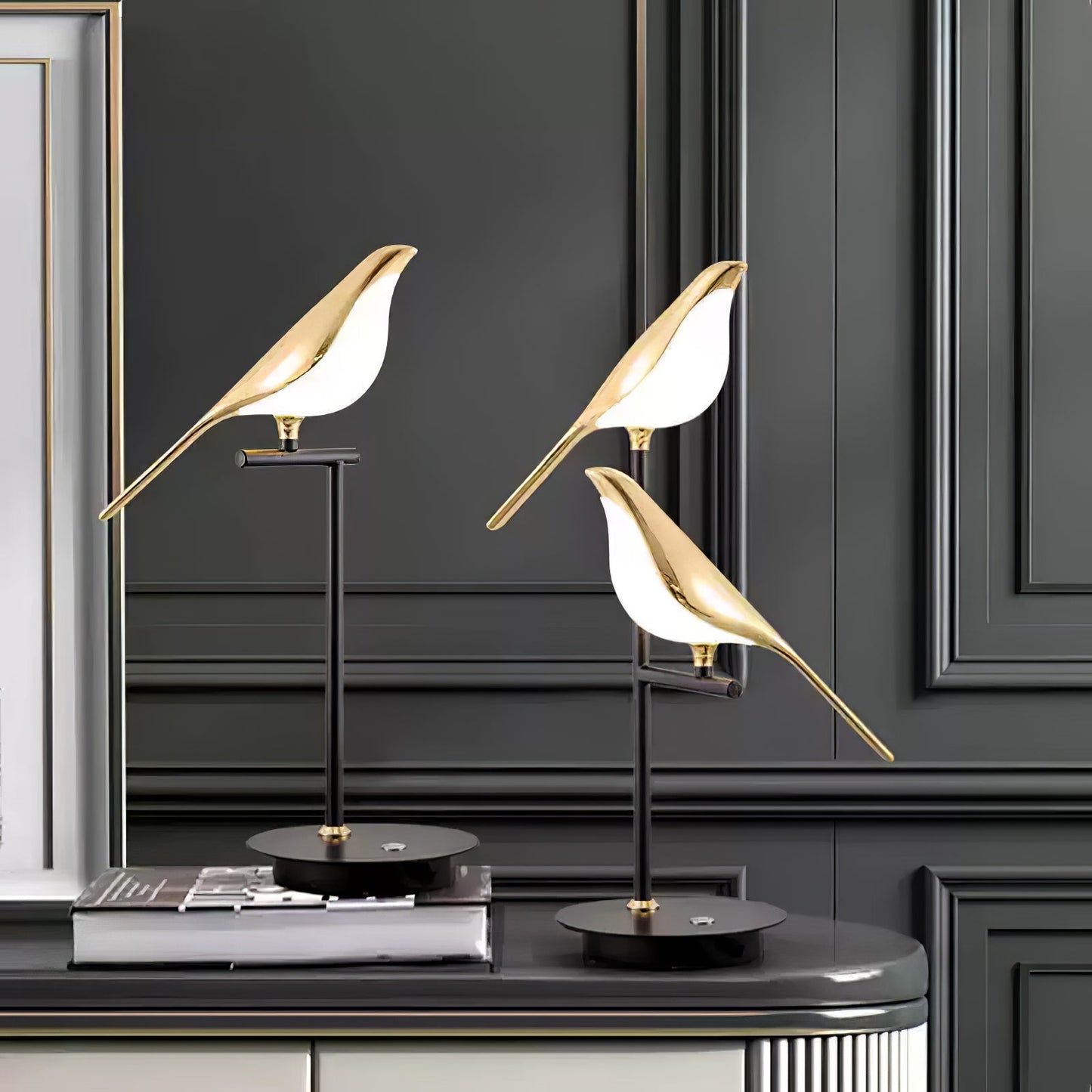 Aurelia Bird Perch Table Lamp