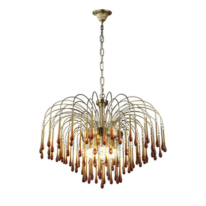 Monvera Glass Chandelier
