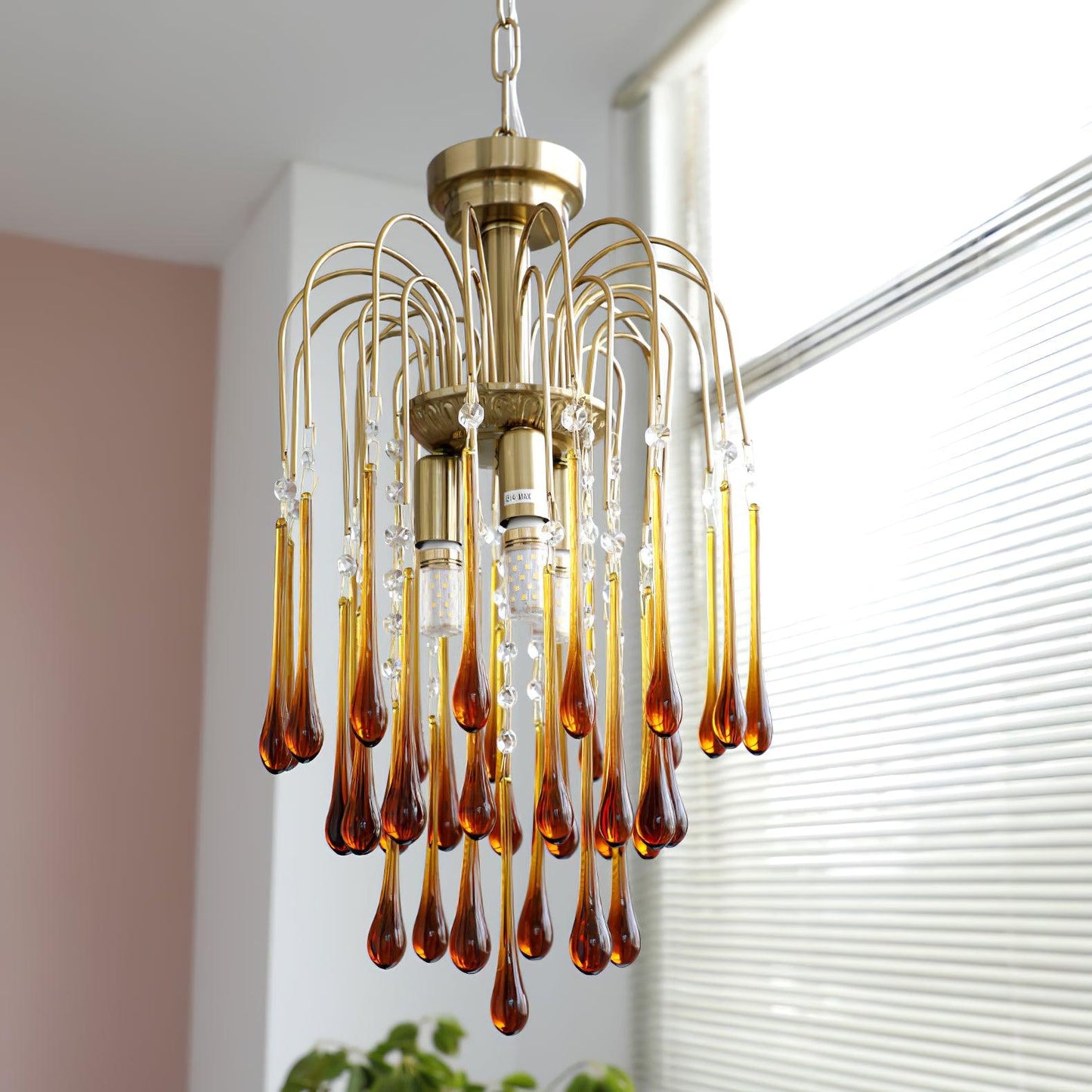 Monvera Glass Chandelier