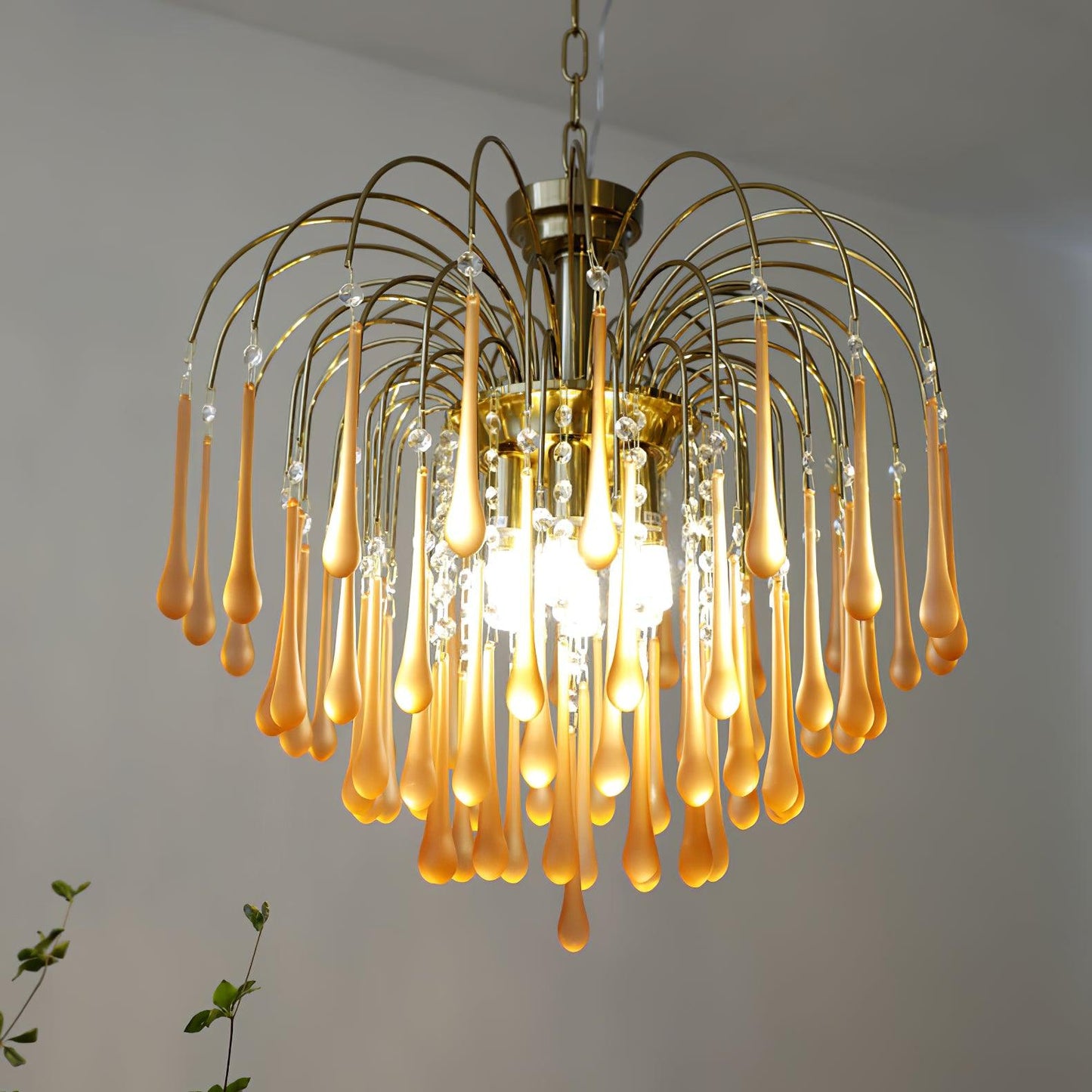 Monvera Glass Chandelier