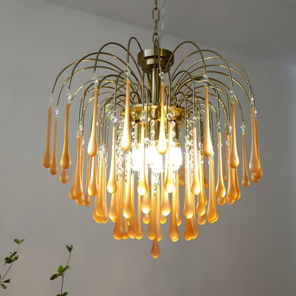 Monvera Glass Chandelier