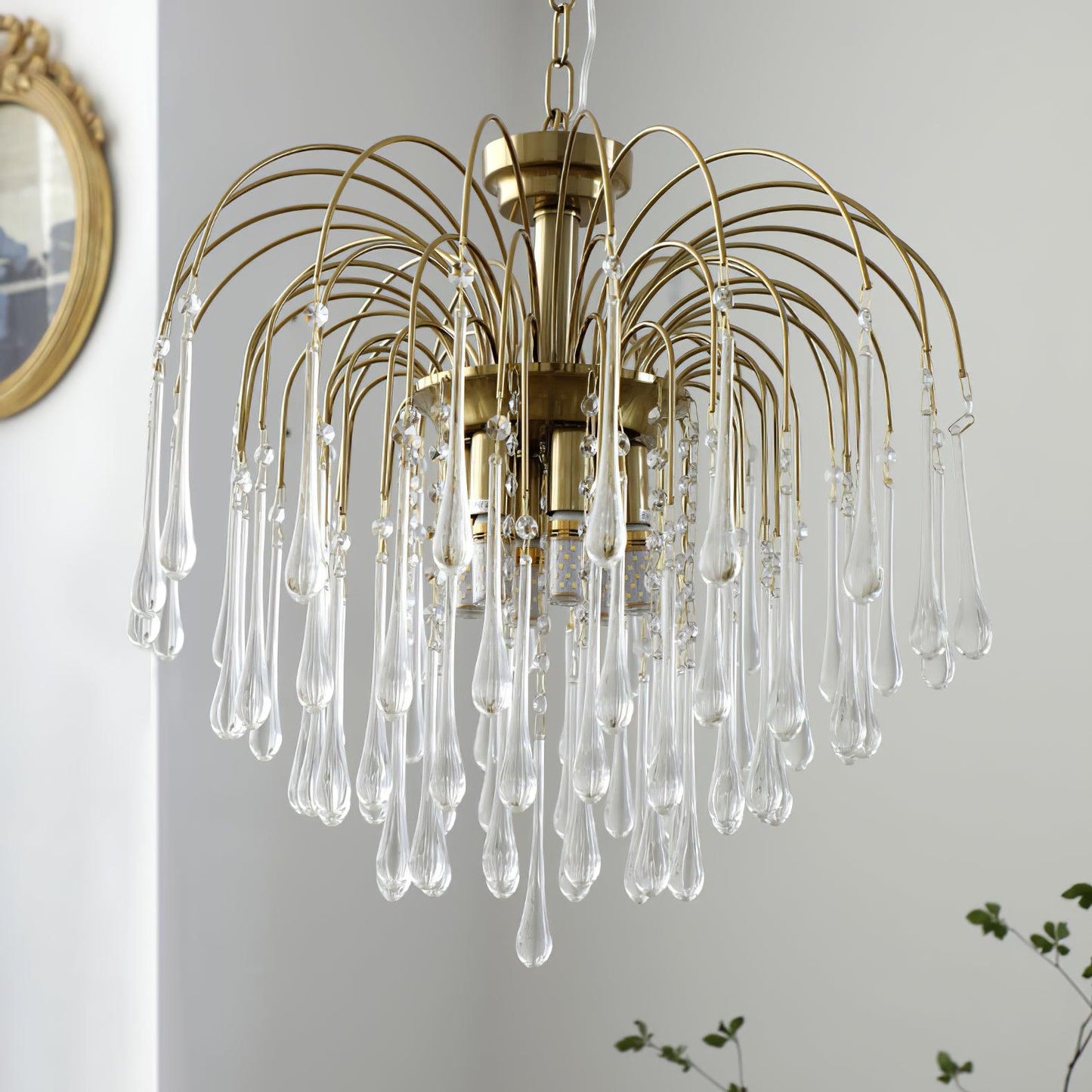 Monvera Glass Chandelier