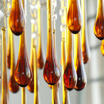 Monvera Glass Chandelier