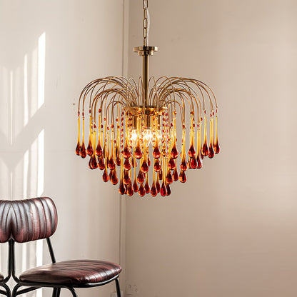 Monvera Glass Chandelier