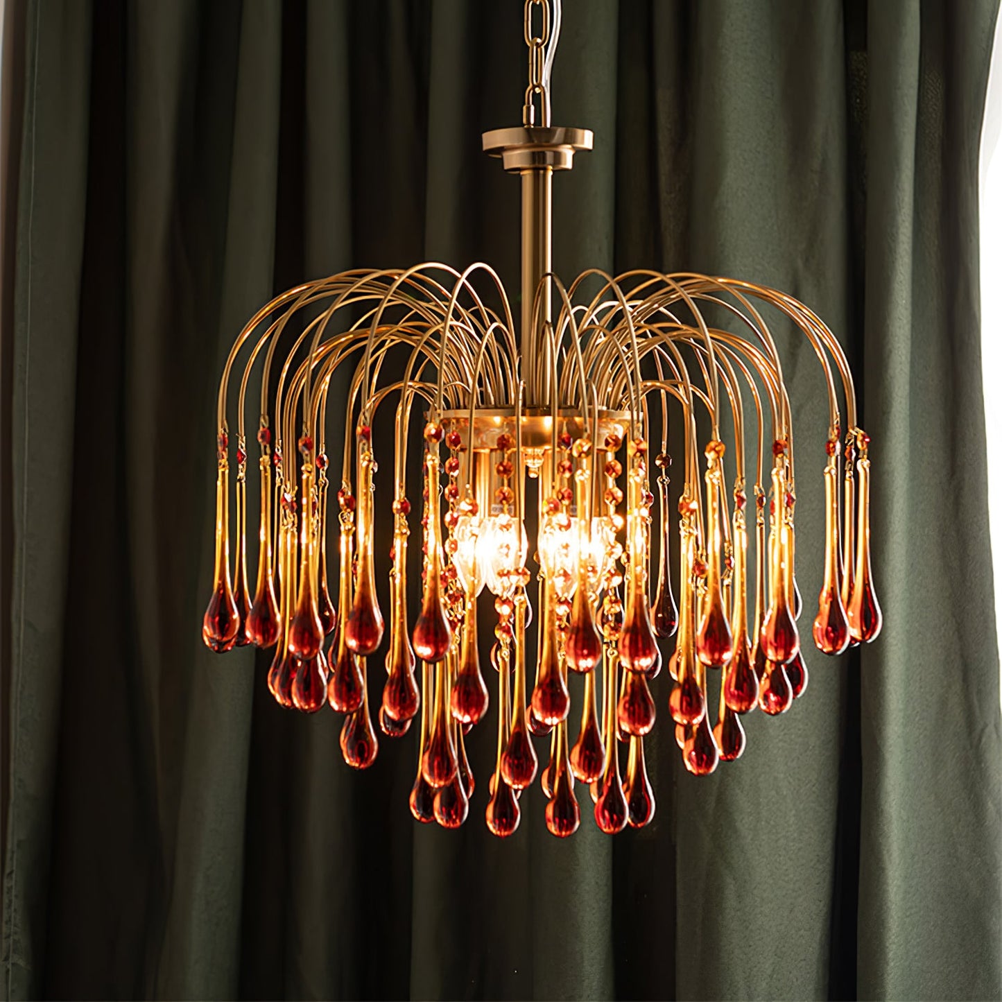 Monvera Glass Chandelier