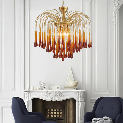 Monvera Glass Chandelier