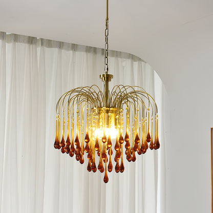 Monvera Glass Chandelier