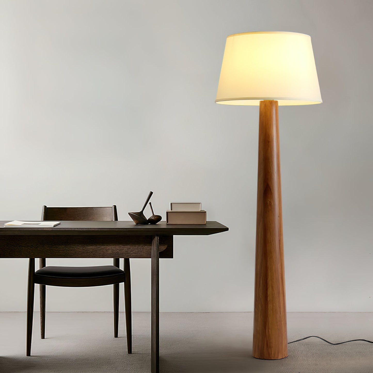 Celestine Wooden Floor Lamp