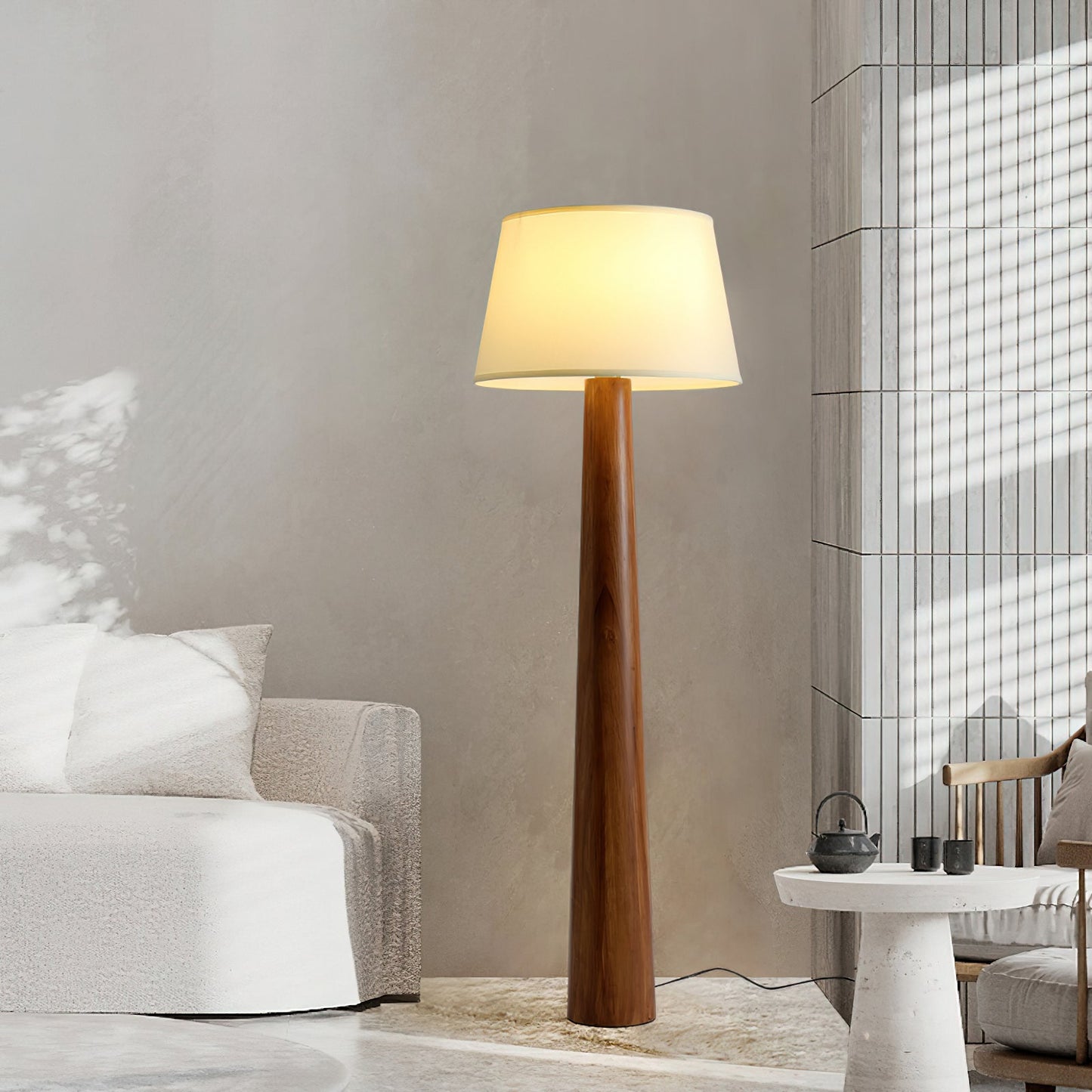Celestine Wooden Floor Lamp