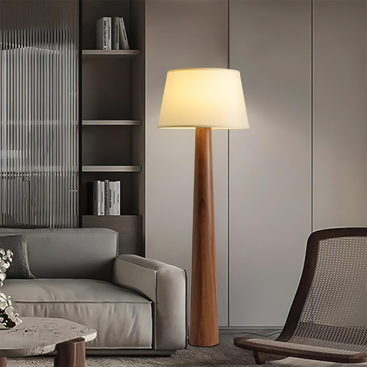 Celestine Wooden Floor Lamp