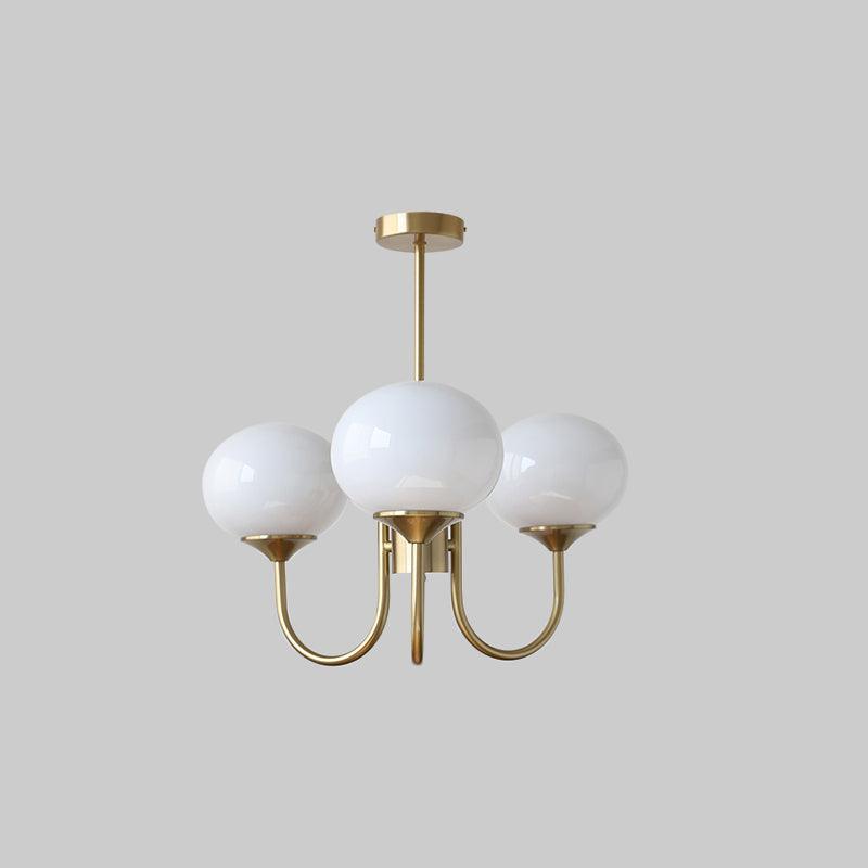 Corinne Marshmallow Glass Chandelier