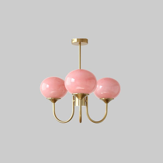 Corinne Marshmallow Glass Chandelier