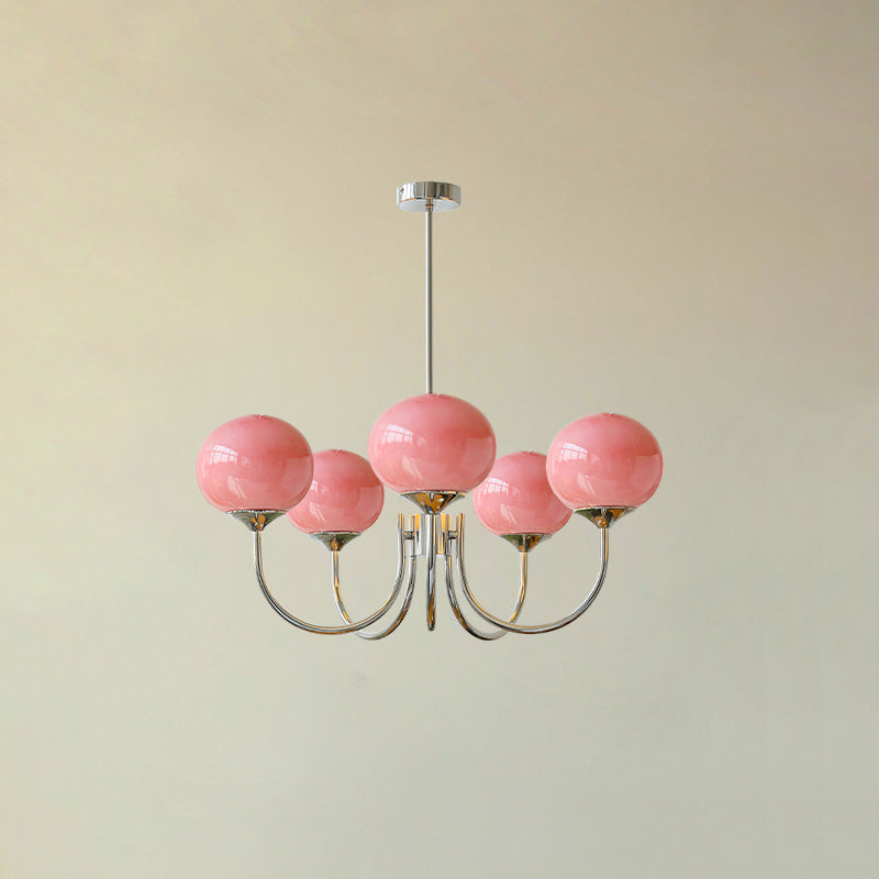Corinne Marshmallow Glass Chandelier