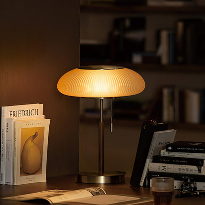 Olivane Fluted Glass Table Lamp