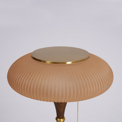 Olivane Ribbed Glass Table Lamp