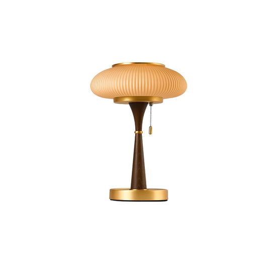 Olivane Ribbed Glass Table Lamp