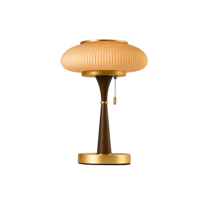 Olivane Ribbed Glass Table Lamp