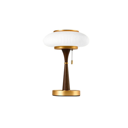 Olivane Ribbed Glass Table Lamp