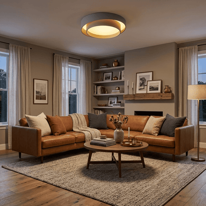 Colette Melody Flush Ceiling Light