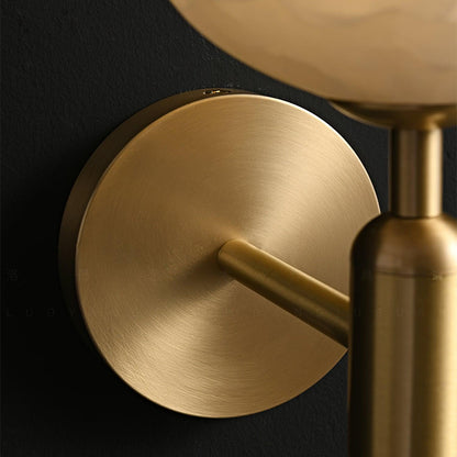 Arvix Alabaster Flower Wall Light