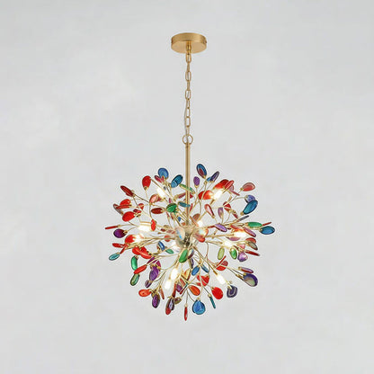 Delphine Agate Stone Chandelier Light