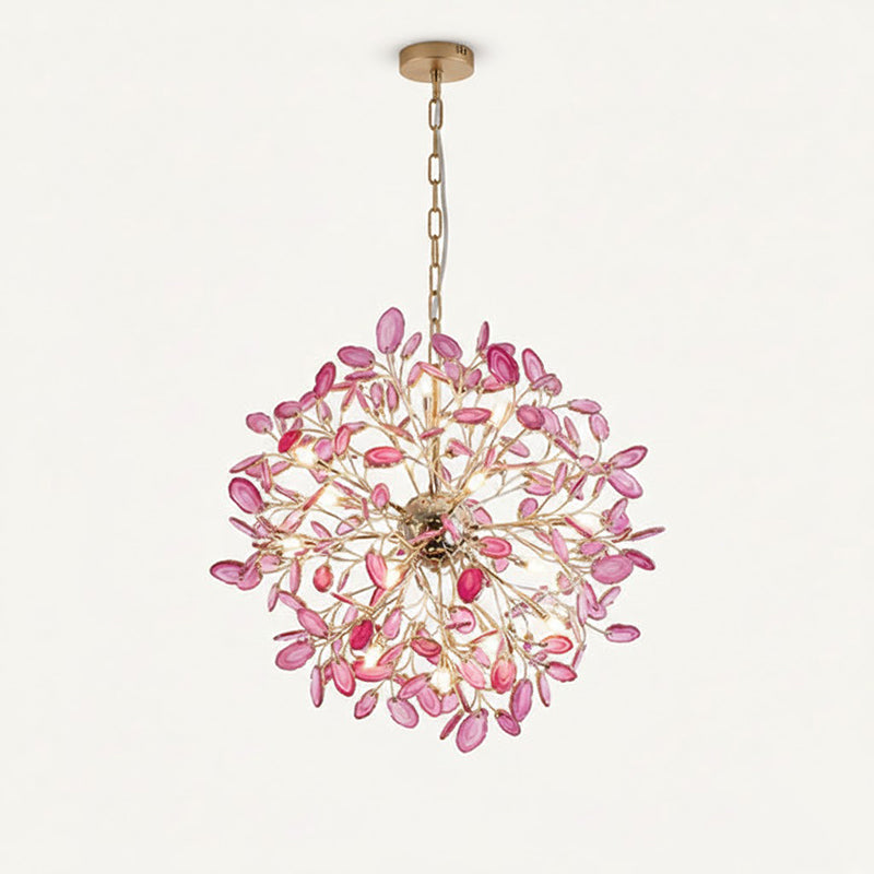 Delphine Agate Stone Chandelier Light