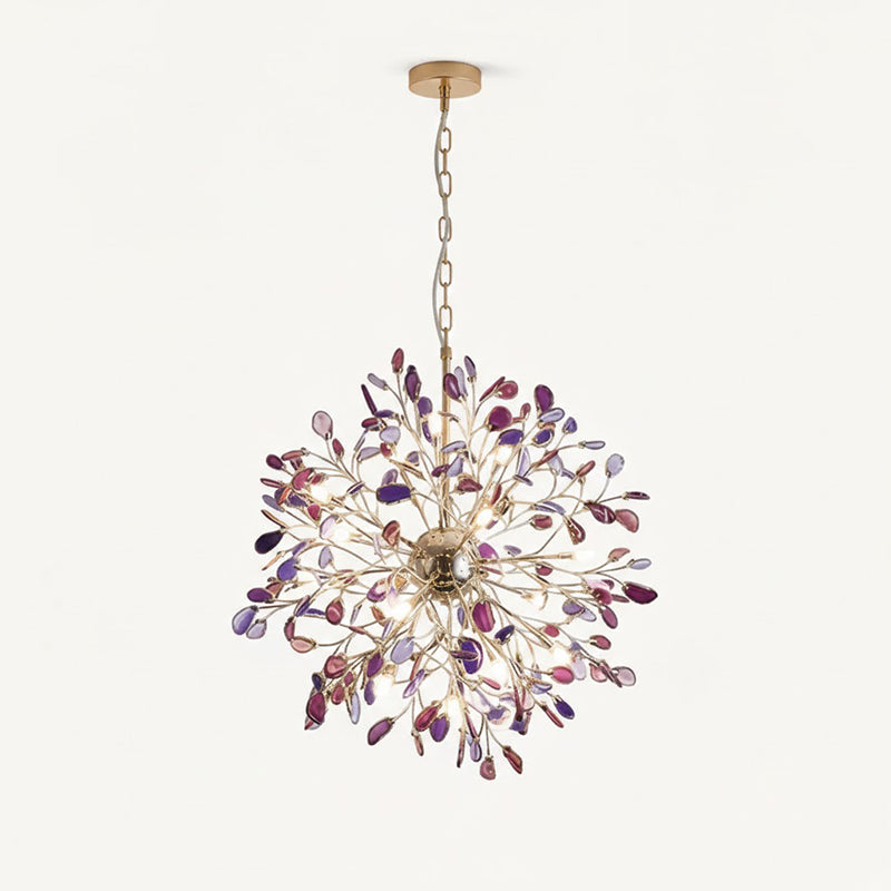 Delphine Agate Stone Chandelier Light
