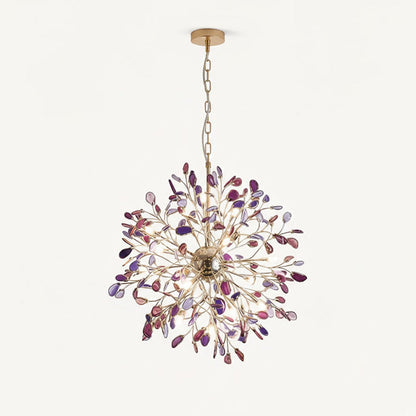 Delphine Agate Stone Chandelier Light