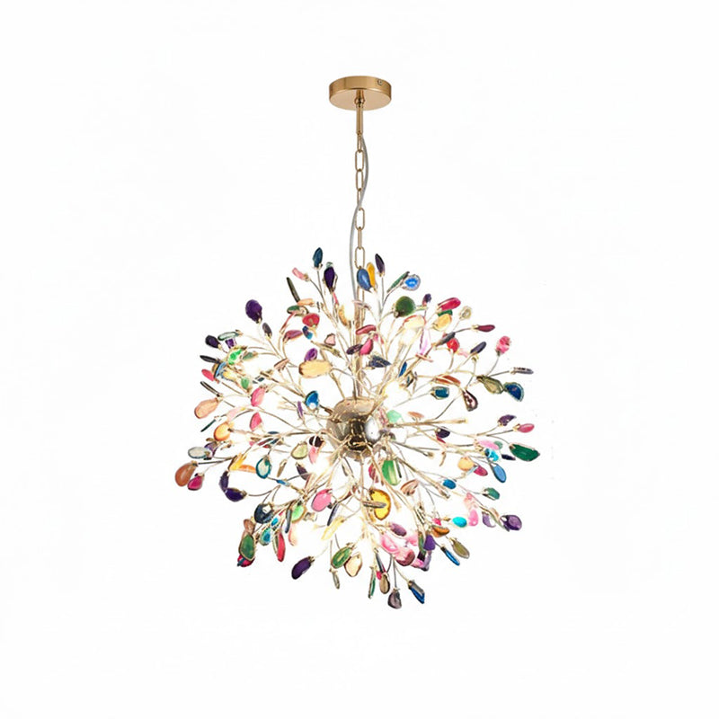 Delphine Agate Stone Chandelier Light